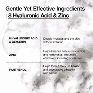 8 Hyaluronic Acid Hydrating Gentle Foaming Cleanser
