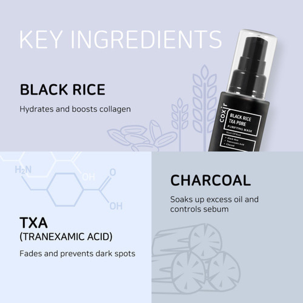 Black Rice TXA Pore Purifying Mask 50ml